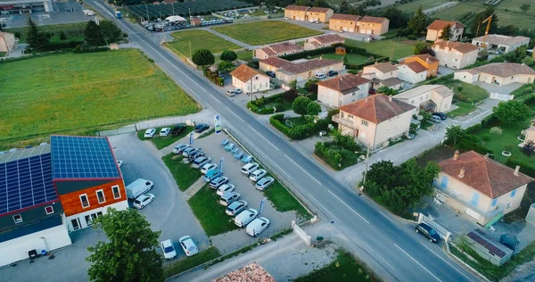 Vista Panorâmica Superior Área Laragne Monteglin França Tomado Com Drone — Fotografia de Stock