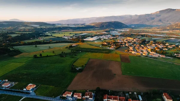 Panoramablick Von Oben Auf Die Gegend Von Laragne Monteglin Frankreich — Stockfoto