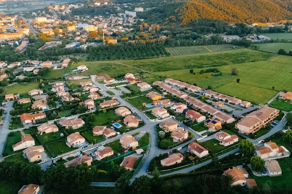 Панорамний Вид Зверху Laragne Monteglin Зони Франції Взяті Drone — стокове фото