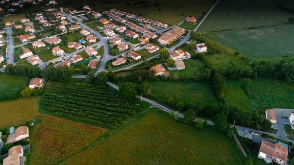 Panorámica Vista Superior Zona Laragne Monteglin Francia Tomado Con Dron —  Fotos de Stock