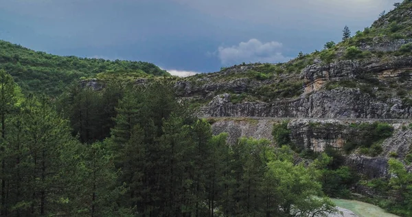 Beautifubelle Vue Sur Les Montagnes Des Alpes France Pris Avec — Photo