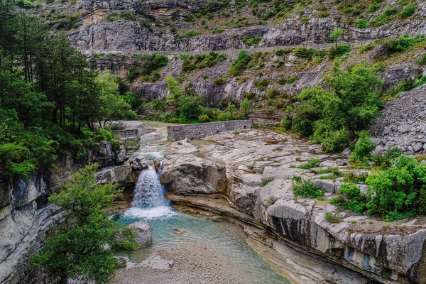 Cachoeira Bonita Montanhas Sudoeste França Provence — Fotografia de Stock