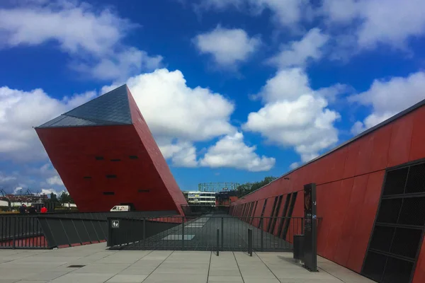 Gdańsk Września 2018 Muzeum Wojny Światowej Muzeum Zostało Otwarte Dniu — Zdjęcie stockowe