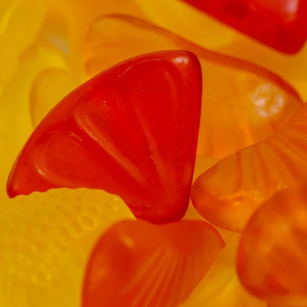 Fruit Jelly Candies Colorful Assortment — Stock Photo, Image