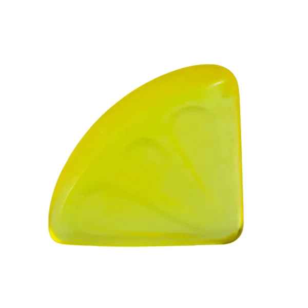 Gelatina Limone Giallo Caramelle Isolate — Foto Stock