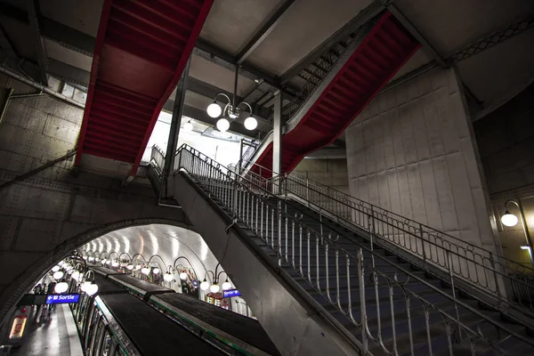 France Paris Oktober 2016 Station Metro Cite Städtische Infrastruktur — Stockfoto