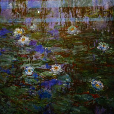Paris, Fransa - 2 Ekim 2016: Monet resmi kalıcı col