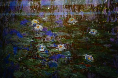 Paris, Fransa - 2 Ekim 2016: Monet resmi kalıcı col