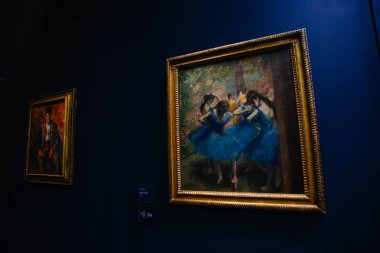 Paris, Fransa - 2 Ekim 2016: Kalıcı collectio ziyaret