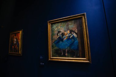 Paris, Fransa - 2 Ekim 2016: Kalıcı collectio ziyaret