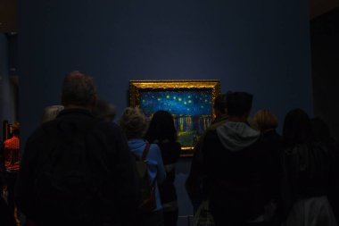 Paris, Fransa - 2 Ekim 2016: Kalıcı collectio ziyaret