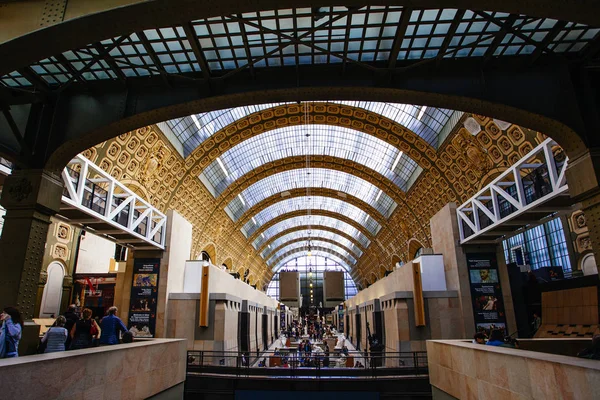 Paris, Frankreich - 3. Oktober 2016: Innenraum des Musee d 'orsay i — Stockfoto