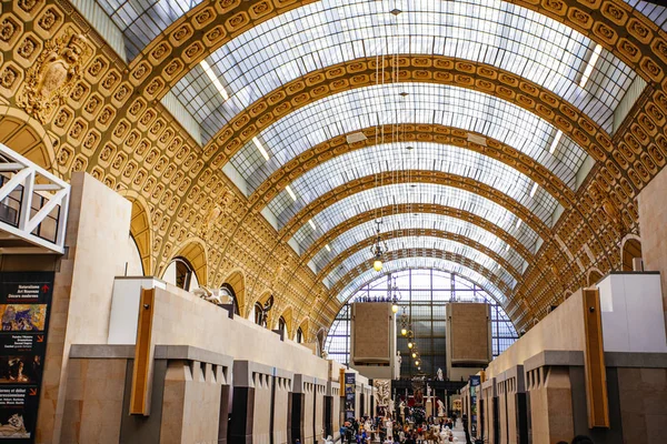 Paris, France - October 3, 2016: Interior of the Musee d'Orsay i — Stock Photo, Image