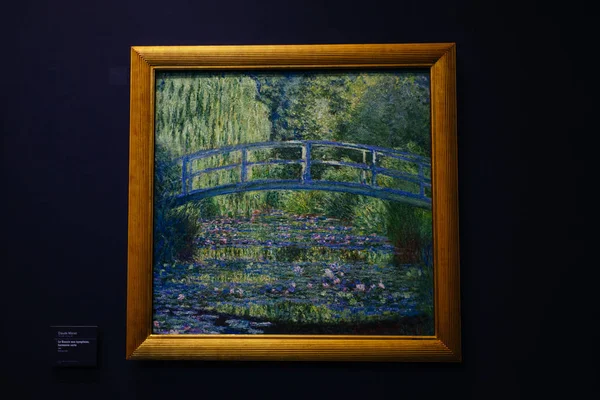 Paris, Franciaország - október 2., 2016: Monet mű állandó col — Stock Fotó