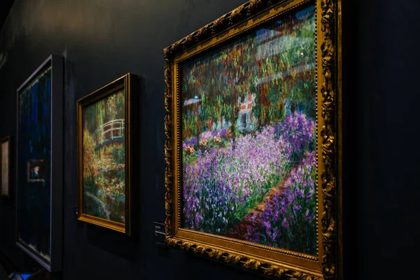 Paris, Franciaország - október 2., 2016: Monet mű állandó col — Stock Fotó