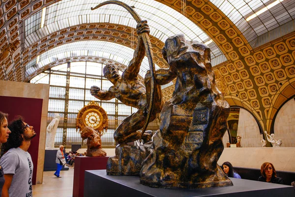 Paris, Frankreich - 3. Oktober 2016: Innenraum des Musee d 'orsay i — Stockfoto