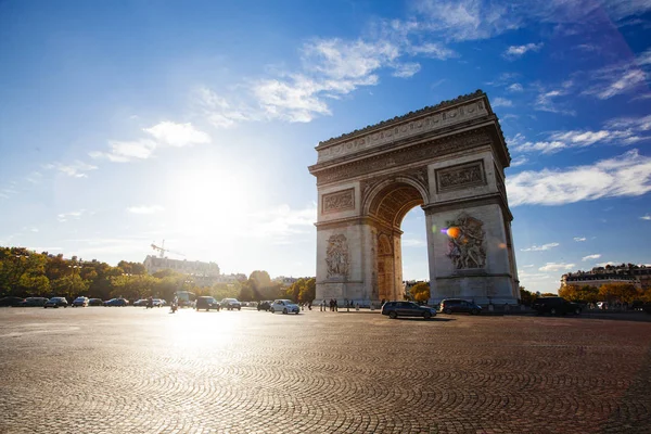 Paris Outubro 2016 Arco Triunfo Etoile Arco Triunfo Monumento Foi — Fotografia de Stock