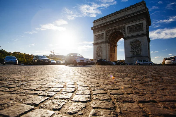 Paris Octobre 2016 Arc Triomphe Etoile Monument Été Conçu Par — Photo