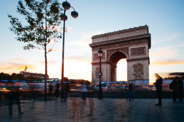 Paris Octobre 2016 Arc Triomphe Etoile Monument Été Conçu Par — Photo