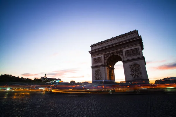 París Octubre 2016 Arco Triunfal Del Etoile Arco Del Triunfo — Foto de Stock