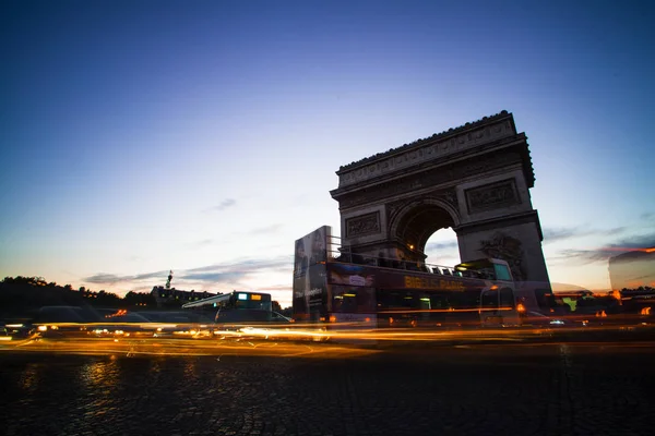 París Octubre 2016 Arco Triunfal Del Etoile Arco Del Triunfo — Foto de Stock