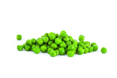 Yeşil bezelye beyazı izole edilmiş