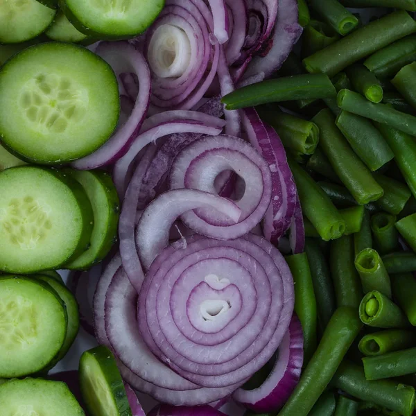 혼합된 야채 배경 — 스톡 사진