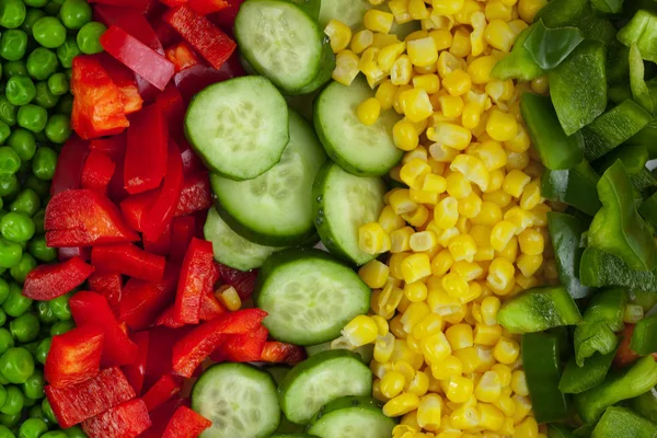 Fond de légumes mixtes — Photo