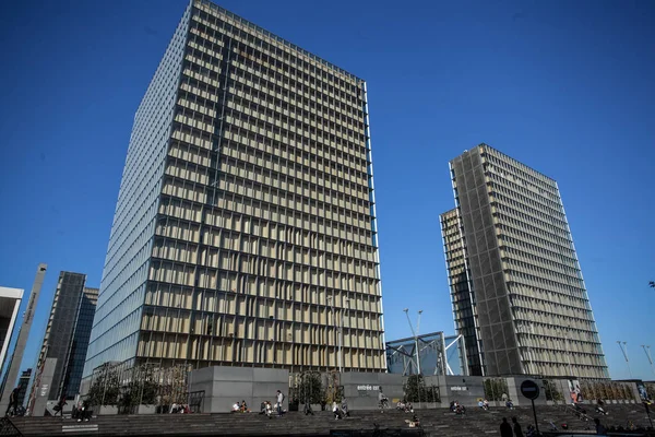 París Francia Octubre 2016 Construido 1995 Emblemático Edificio Cristal Biblioteca —  Fotos de Stock