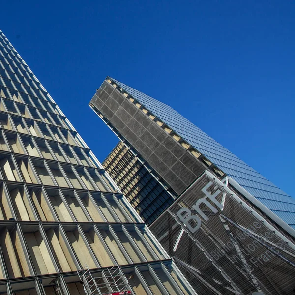 Paryż Francja Października 2016 Zbudowany 1995 Przełomowy Budynek Szklany Bibliotheque — Zdjęcie stockowe