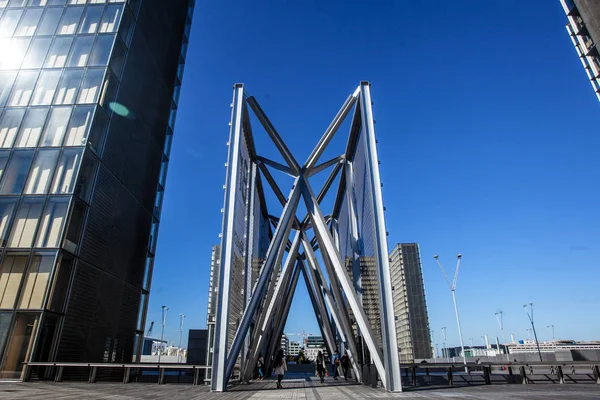 París Francia Octubre 2016 Construido 1995 Emblemático Edificio Cristal Biblioteca —  Fotos de Stock