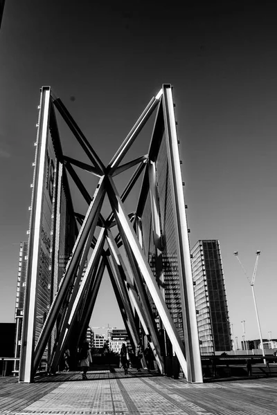 Paris France Octobre 2016 Construit 1995 Bâtiment Historique Verre Bibliotheque — Photo