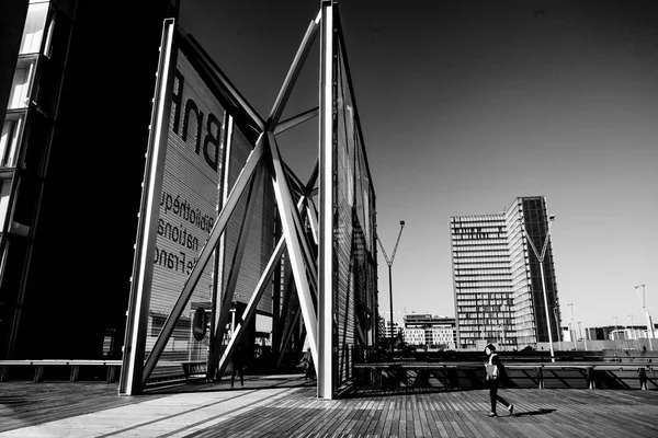 Paris France Octobre 2016 Construit 1995 Bâtiment Historique Verre Bibliotheque — Photo