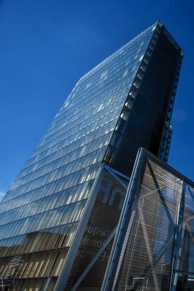 Paris França Outubro 2016 Construído 1995 Edifício Vidro Referência Bibliotheque — Fotografia de Stock