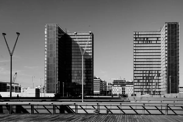 Parigi Francia Ottobre 2016 Costruito Nel 1995 Edificio Storico Vetro — Foto Stock