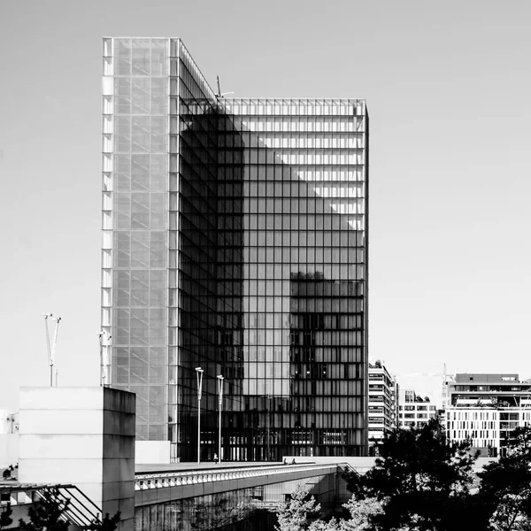 París Francia Octubre 2016 Construido 1995 Emblemático Edificio Cristal Biblioteca —  Fotos de Stock