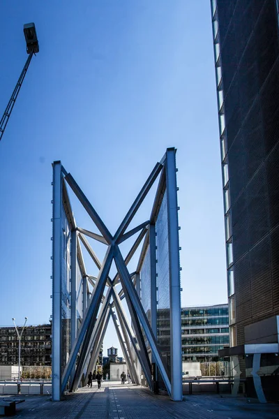 París Francia Octubre 2016 Construido 1995 Emblemático Edificio Cristal Biblioteca —  Fotos de Stock