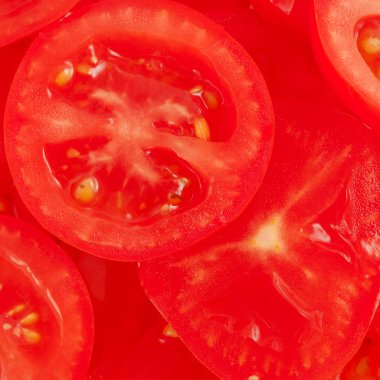 Taze dilimlenmiş domates arka plan - sağlıklı gıda