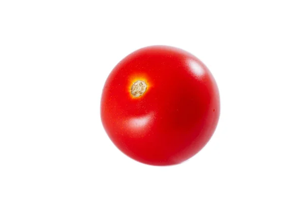 Tomates rojos frescos aislados sobre el fondo blanco — Foto de Stock