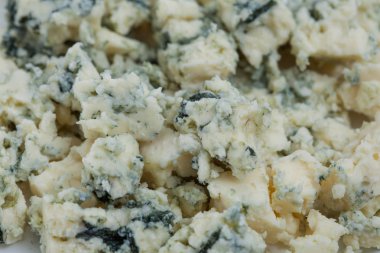 mavi peynir kapatın. peynir arka plan