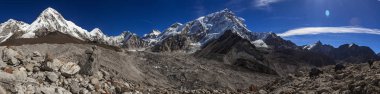 Everest saha kampı trek, nepal. Himalayalar sayısı