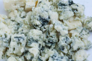 mavi peynir kapatın. peynir arka plan