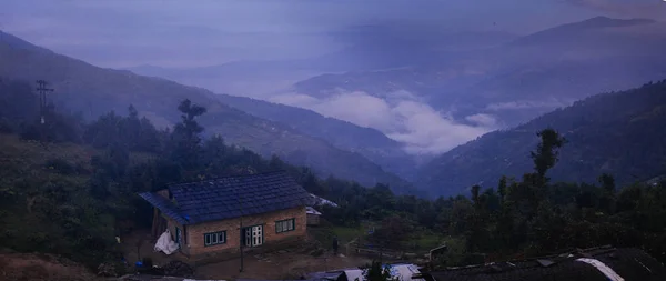 日の出時間のヒマラヤ山脈、ネパール — ストック写真