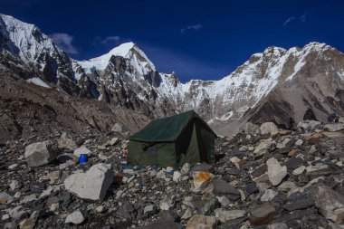 Everest saha kampı trek, nepal. Himalayalar sayısı