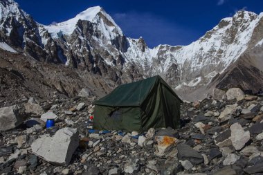 Everest saha kampı trek, nepal. Himalayalar sayısı