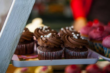 Kekler çeşitli pastane