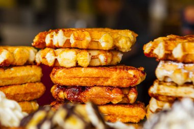 Brüksel Belçika waffle seçimi