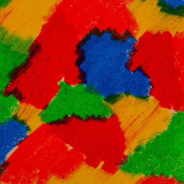 Pastel pluma (pluma de aceite) dibujo abstracto brillante, fondo — Foto de Stock
