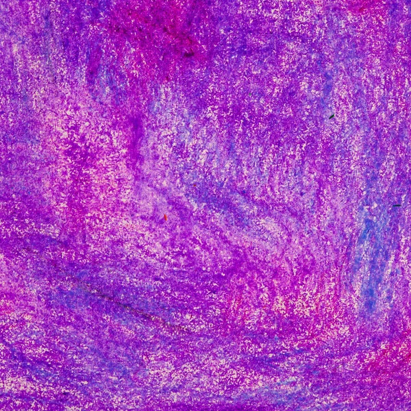 Pluma de pastel (pluma de aceite) dibujo abstracto violeta y lila, backgro —  Fotos de Stock