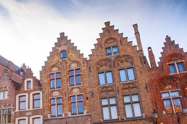 Las Calles Casas Brujas Bélgica —  Fotos de Stock